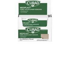 Curad - CUR01496 Mediplast (25 Pads) Corn, Callus, & Wart Remover, 40% Salicylic
