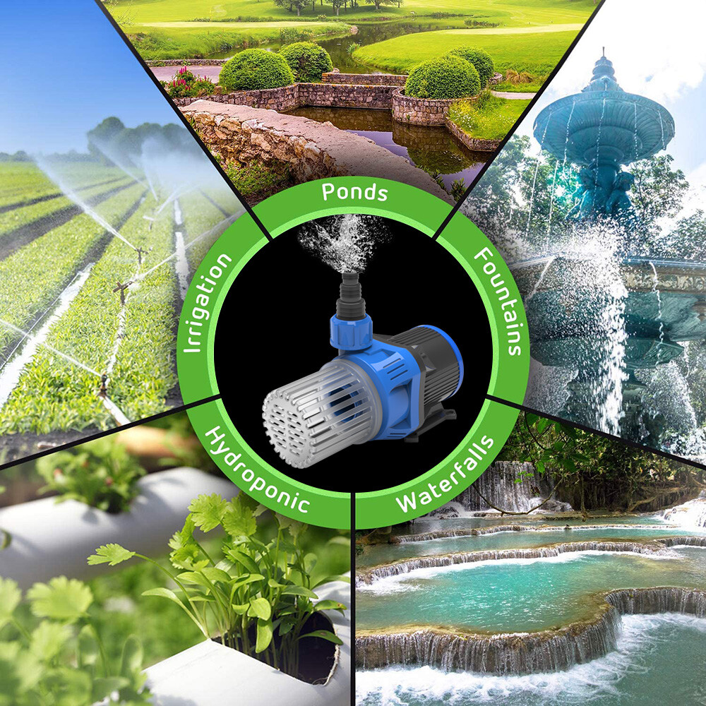 Aquarium Fish tank Water Pump with Controller Submersible and Inline