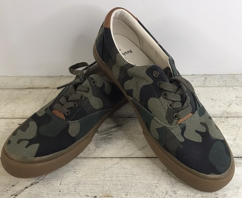 Thorton Dark Camo Canvas Shoes Size 