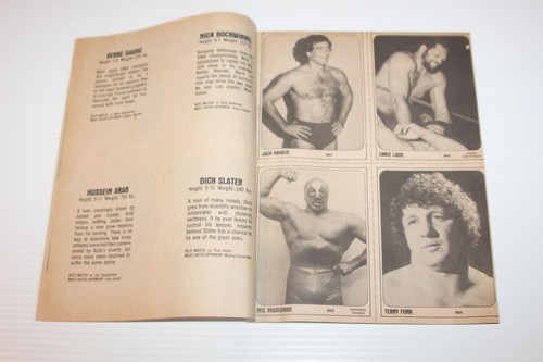 Copertina Hulk Hogan rivista Wrestling SuperStars estate 1981 + carta Rookie non tagliata - Foto 16 di 24