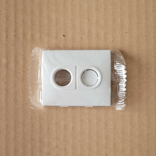 Enjoliveur Legrand SAGANE 85711 - 6 Touches + écran SILEX, Couleur Blanc Moucheté