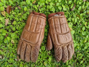 leather winter mittens