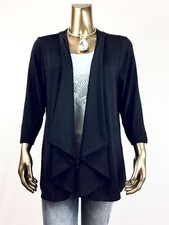 CHICO'S $106 NWT BLACK CLASSIC JACKET SIZE 1 (M)