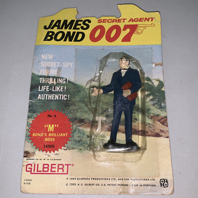1965 James Bond Secrent Agent 007 Figure  M  Bond s Brilliant Boss - Bernard Lee