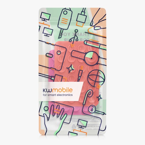 Support Ventouse pour Coque Compatible avec iPhone et Android - Zdjęcie 7 z 8