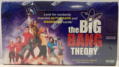 2013 CRYPTOZOIC BIG BANG THEORY SEASON 5 TRADING CARD BOX 24 PACKS NEW SEALED