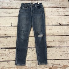 Levi's 721 Jeans Size 26 Womens High Rise Skinny Medium Wash Blue Denim