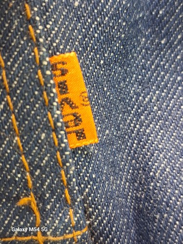 Vintage Neu 70er LEVIS Bell Bottom Jeans 36/30 Field Tag Orange 646-0217 - Bild 8 von 16
