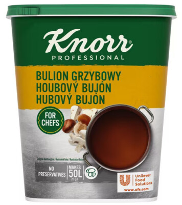KNORR PROFESSIONAL FOR CHEFS Mushroom Broth Bouillon Preparation Powder Box 1kg