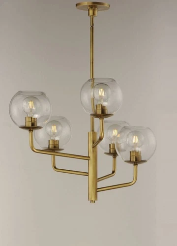 Maxim Branch - Four Light Pendant 38414CLNAB - Picture 2 of 5