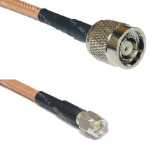 RG400 RP-TNC MALE to SMA MALE RF Cable FAST-SHIP LOT