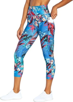 Marika Women's Elsa High Rise Pocket Capri Legging