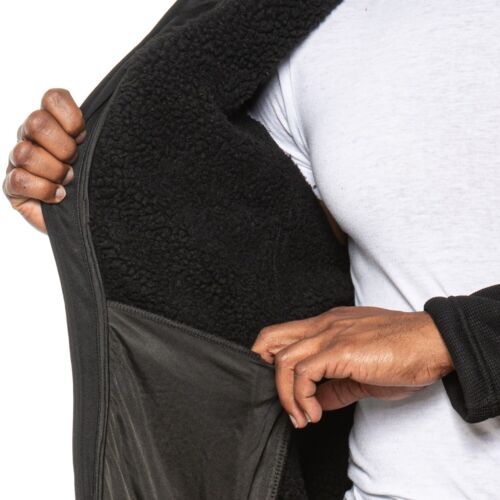 Spyder Herren Stellar Fleece Jacke Pullover Mantel Sherpa gefüttert - Bild 2 von 3