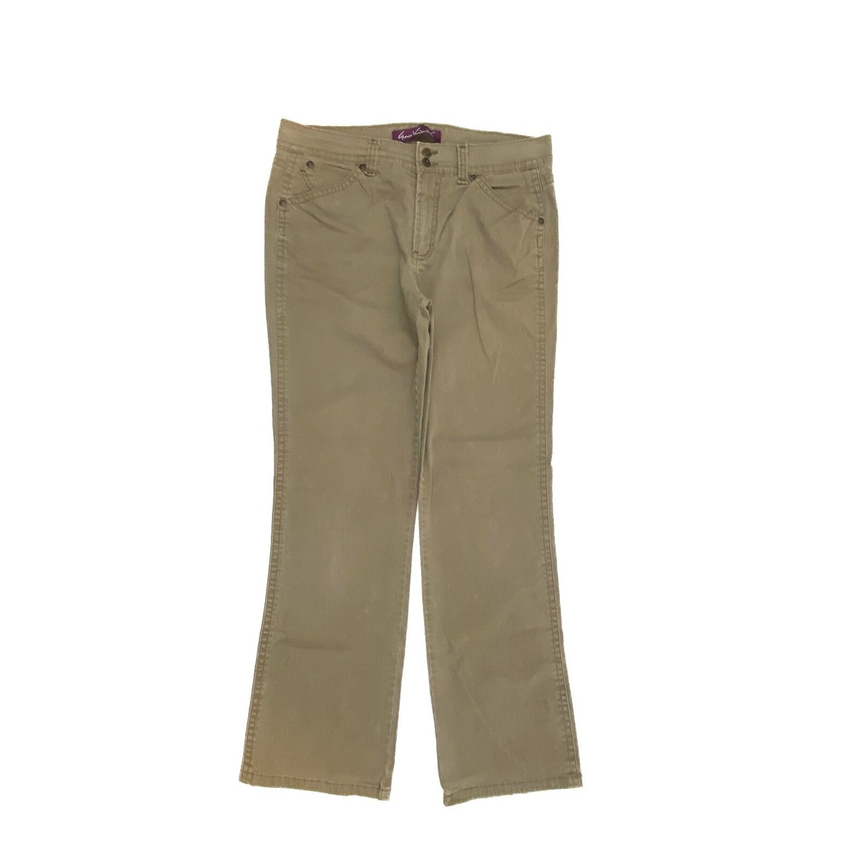 Gloria Vanderbilt Bootcut Women's size 14 Green Khakis Chino