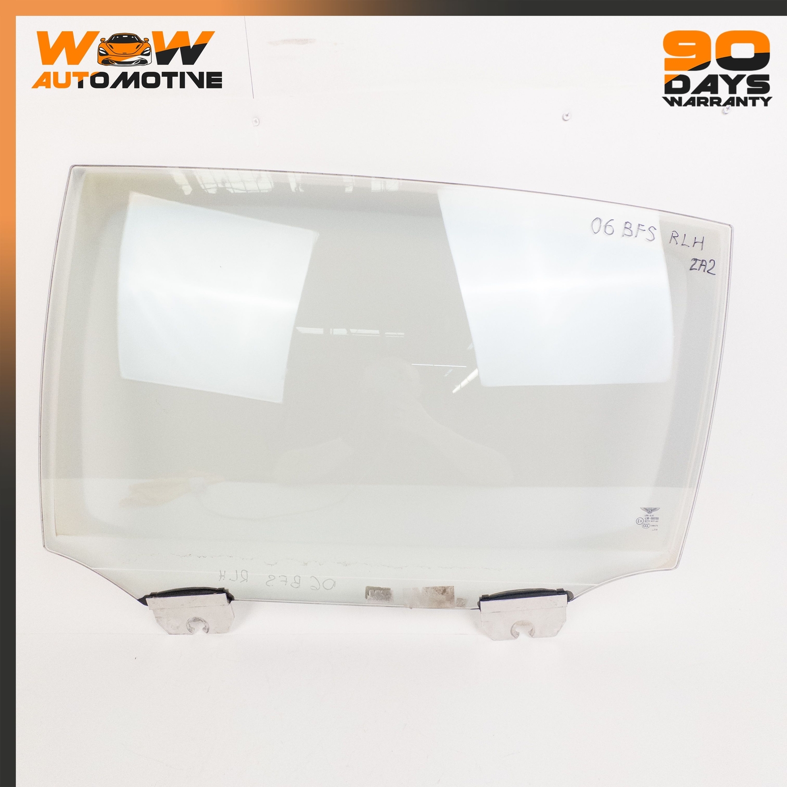 06-13 BENTLEY CONTINENTAL FLYING SPUR REAR LEFT DRIVER SIDE WINDOW GLASS OEM