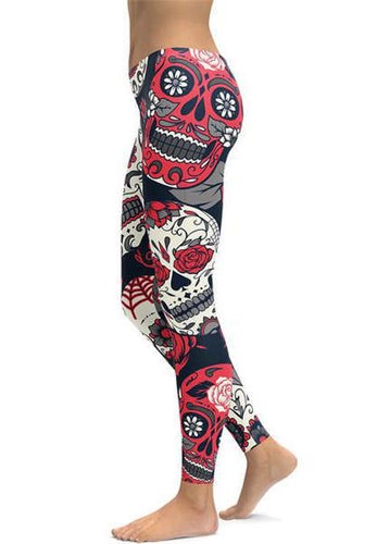Sugar Skull Leggings! Tall \u0026 Curvy 