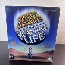 Monty Python's The Meaning of Life 1997 PC CDRom Complete Game Big Box 7th Level