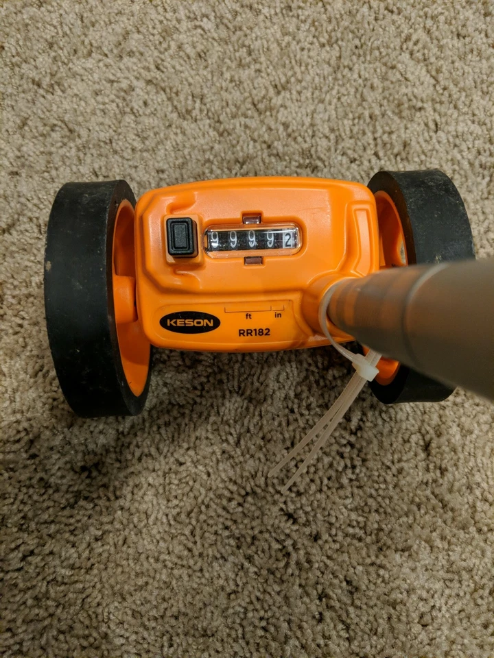 Keson RR182 Compacto Telescópico Aluminio Mango Medición Pies/Pulgadas Rueda Nuevo Foto 3 de 4