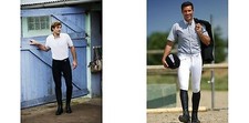 Herrenreithose Reithose Herren  Weiss schwarz Viele Gr&ouml;&szlig;en Djerba Neu