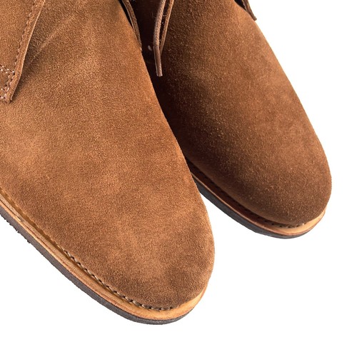 RM Williams Kingscliff Boots Mens AU/UK 9.5 US 10.5 Cedar Suede Almond Toe New - Picture 8 of 14