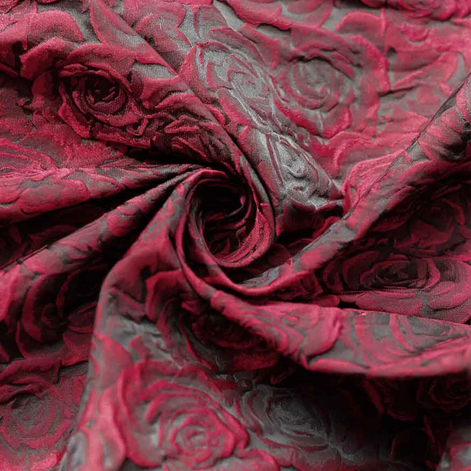 Traje de fiesta de banquete rojo de lujo para hombre con capa desmontable trajes de boda formales Foto 4 de 4