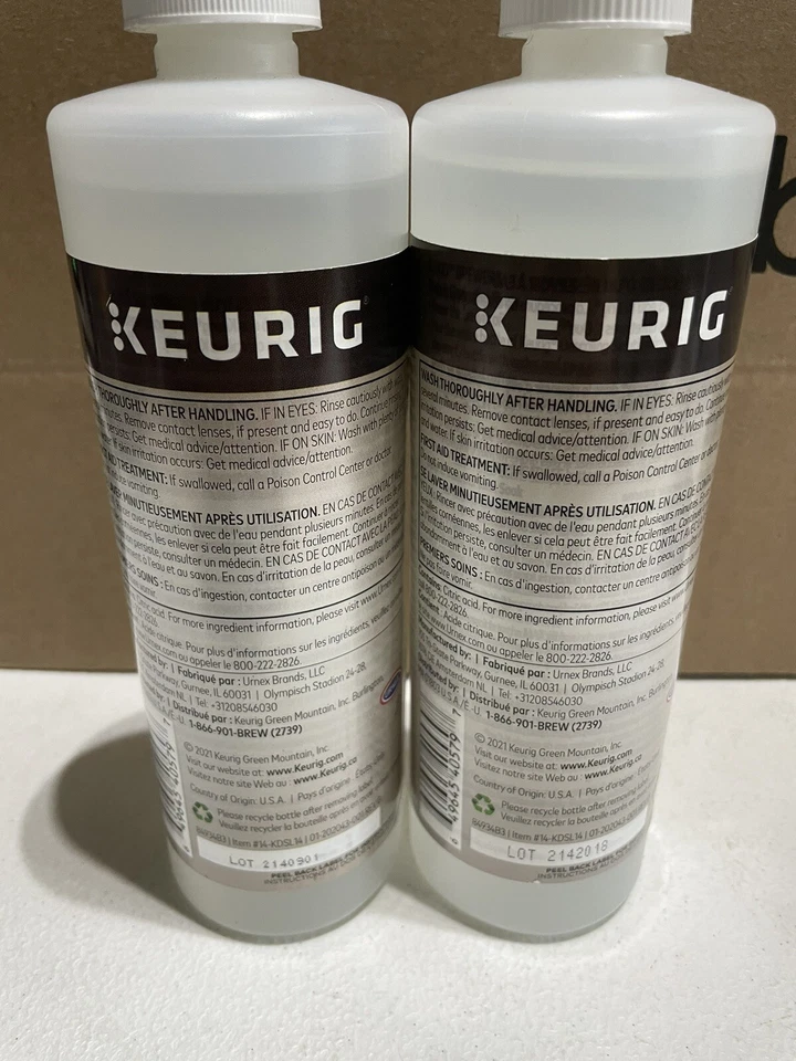 Keurig - Descaling Solution 14oz - Set of 2 - For 2.0 & 1.0 Keurig Coffee Makers - Imagem 2 de 2