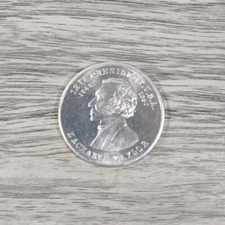 Vintage 12th President Zachary Taylor Coin Meet the Presidents Selchow Righter
