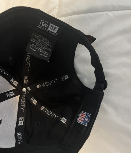 New Era Chicago Bears 9Twenty BEAR Logo Navy Blue Strapback Adjustable used - Picture 6 of 6