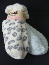 NWT MUK LUKS 2 Pairs Women's Short Cabin Socks One Size Non-Skid Slipper New