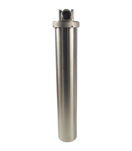 20" Stainless Steel Water Filter Housing Cartridges 3/4" NPT, 72psi with Bracket - Picture 3 of 11