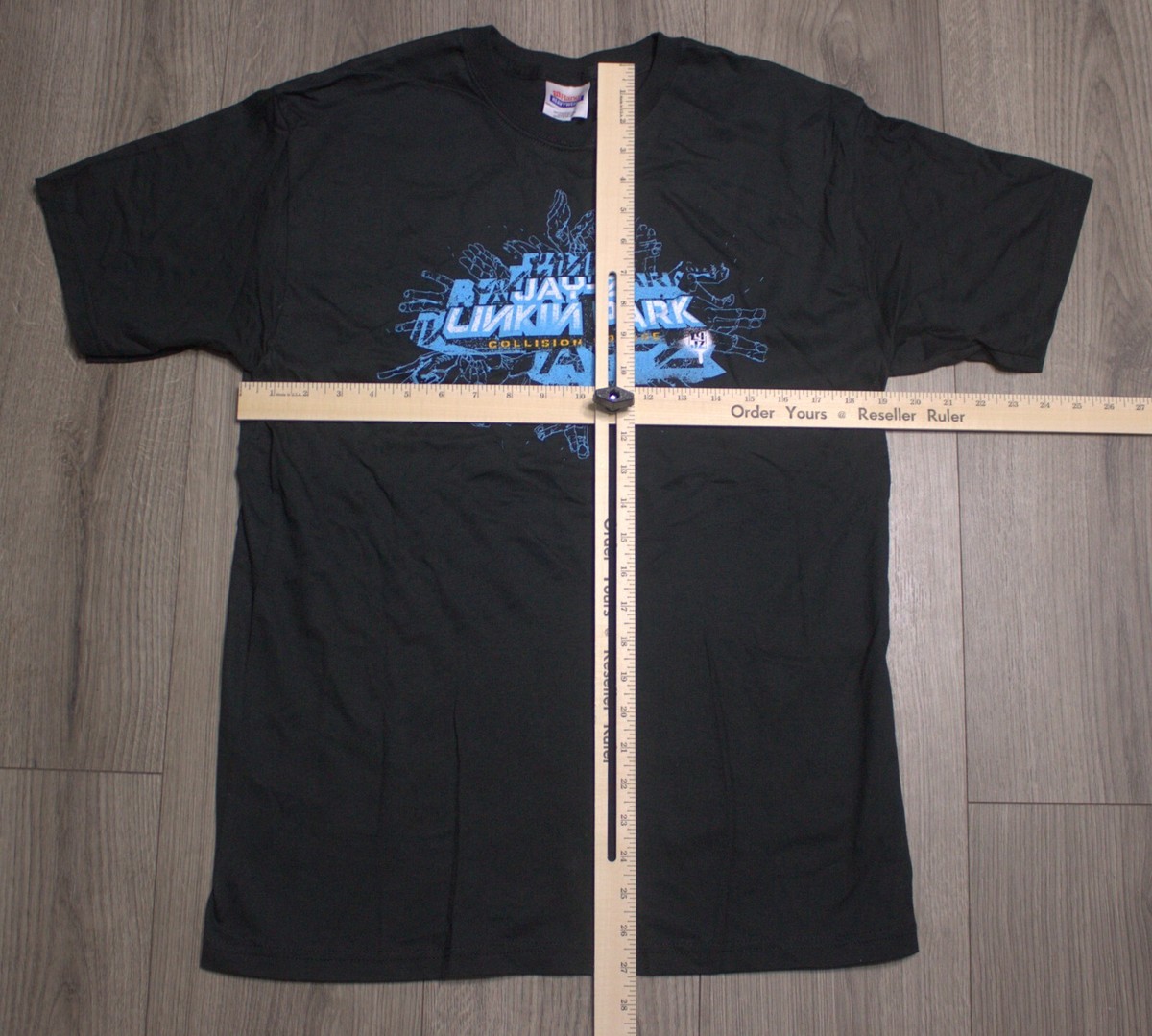 Vtg LINKIN PARK JAY Z collision course t shirt * rap/metal david
