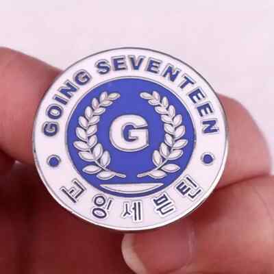 SEVENTEEN 'GOING SEVENTEEN' Enamel Pin For Carat Kpop Idol Fan