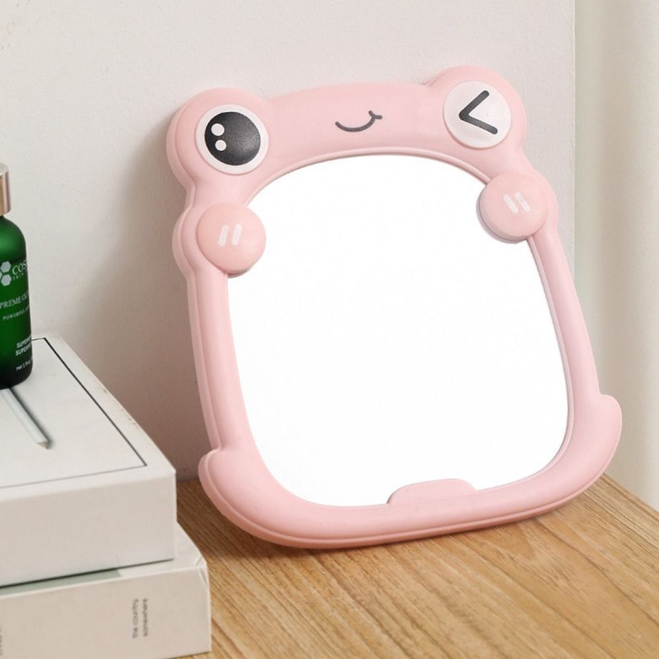 Creative Frog Makeup Mirror Portable Table Countertop Mirror Bathroom