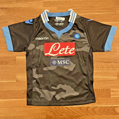 MACRON NAPOLI MAGLIA CALCIO UOMO Tg M SOCCER TRIKOT MAN JERSEY 14/15