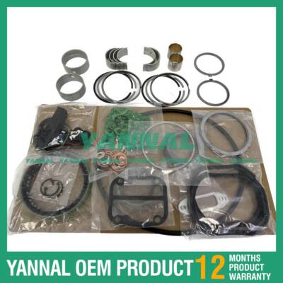 2 PCS Piston Ring Overhaul Kit with Thrust Washers For Deutz F2L511 Engine