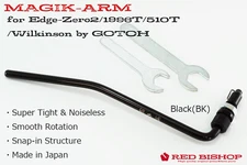 RED BISHOP MAGIK-ARM for Edge-Zero2, GOTOH, Wilkinson, Black, BK
