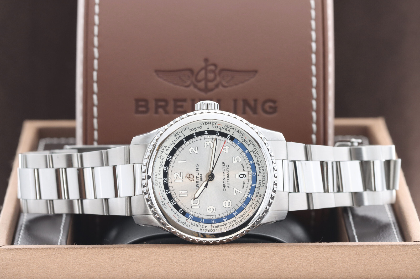 Breitling Aviator 8 Navitimer B35 Unitime Automat… - image 3