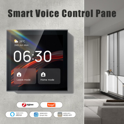 Tuya Wifi Smart Home Central Control Touch Panel Built-in ZigBee Gateway 4 ZOLL
