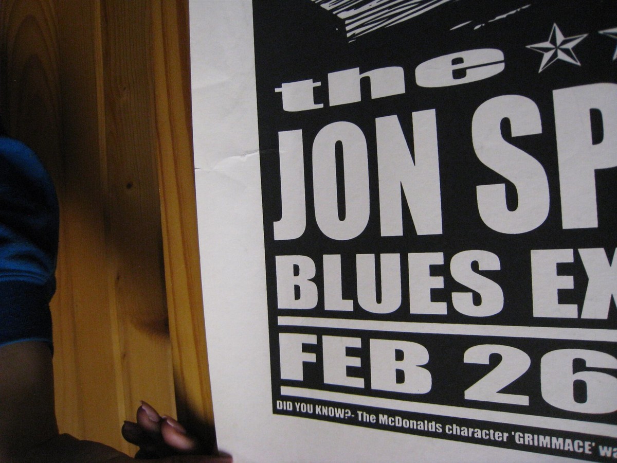 Weezer Jon Spencer Blues Explosion Poster The Concert Black White