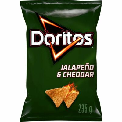 10 Bags Doritos Jalapeno & Cheddar Corn Chips 7.75 oz Each