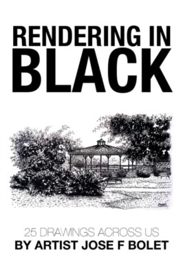 Bolet - Rendering in Black  25 drawings across US by Artist - New pape - X555z