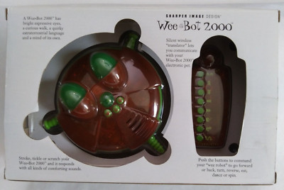 Wee Bot 2000 interactive toy by Sharper Image - New in Box