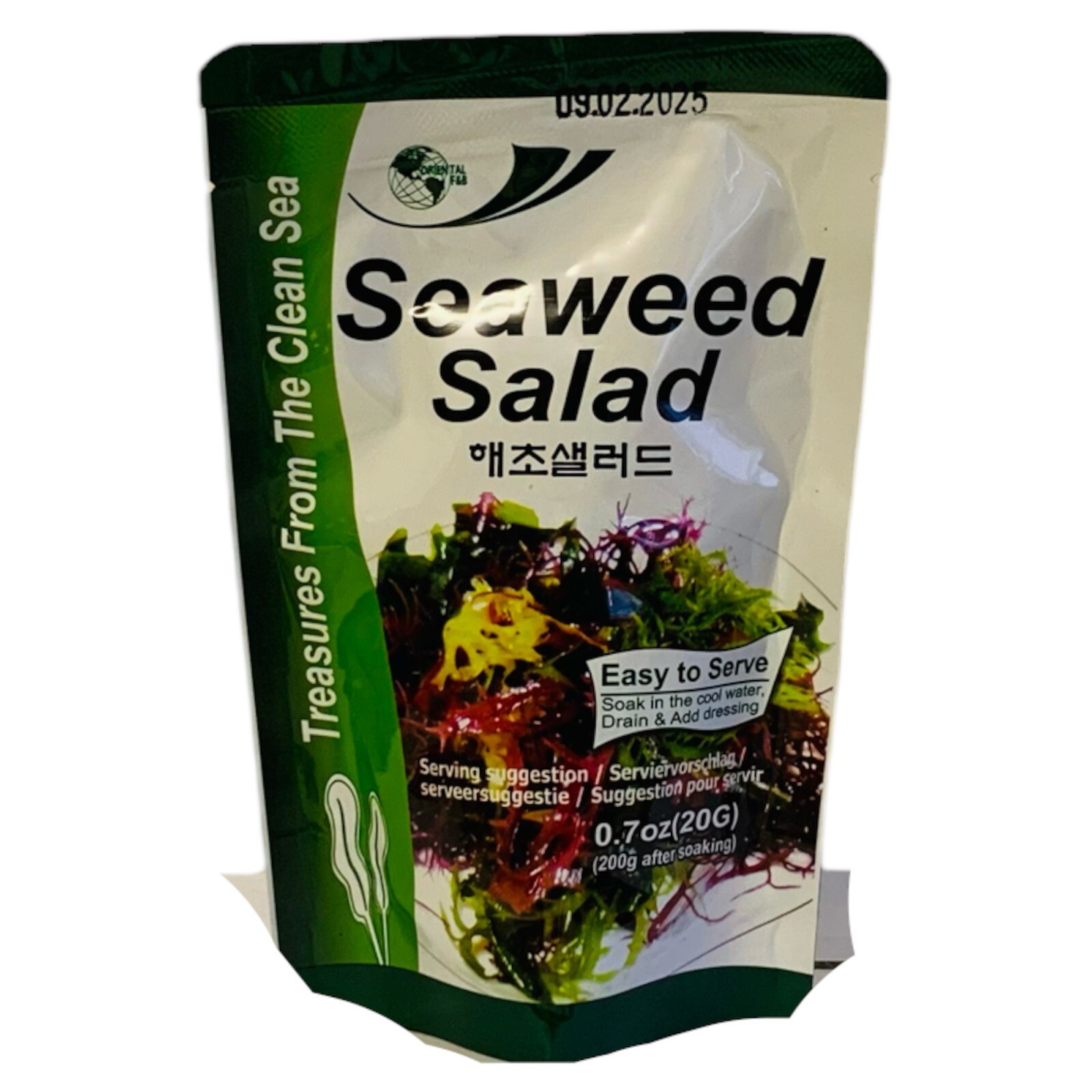 Seetang-Salat getrocknete Algen Seealgen seetangsalat meeresalgen 20g