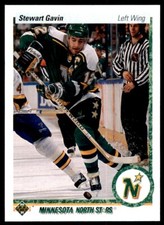 1990-91 Upper Deck Stewart Gavin . Minnesota North Stars #150
