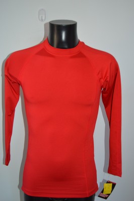 Rotes schnelltrocknendes Baselayer Langarmshirt NEU - Medium (41188)
