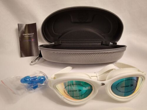 Adult Swim Goggles Mirrored/Polarized Anti-fog UV Protection Case & Ear Plugs - Picture 17 of 24