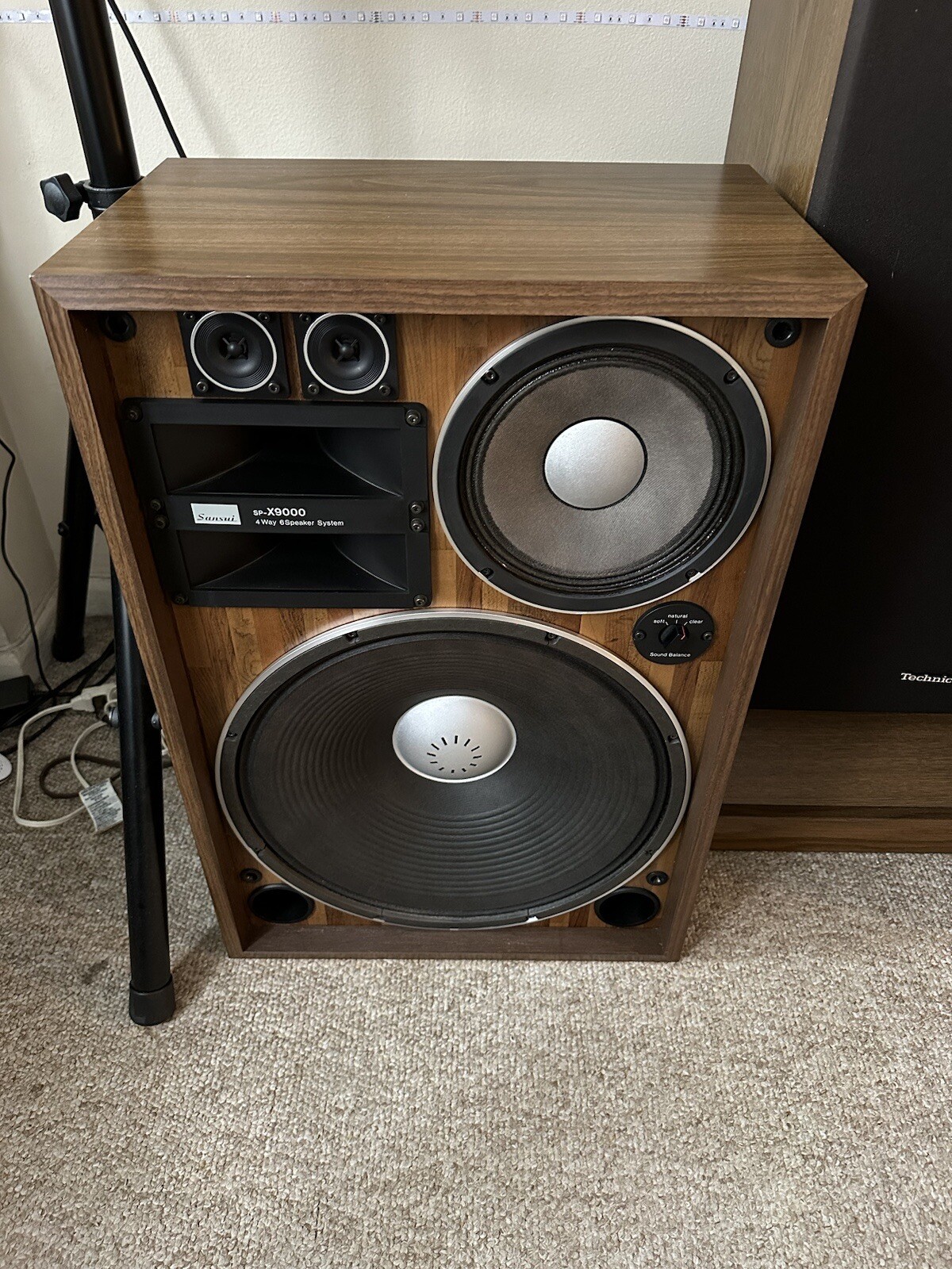 サンスイ APS-2600 スピーカーボックス 内部空 山水