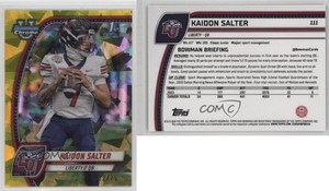 2024 Bowman U Chrome Sapphire Edition Yellow /75 Kaidon Salter #111