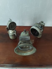 Lot 3 Anciennes Lampes Vélo Acétylène: Cicca / Luxor
