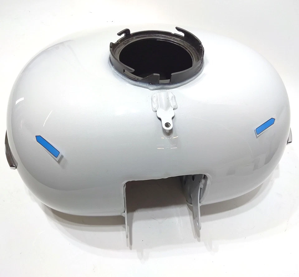 Harley Up Touring 2008 original tanque de gasolina blanco brillante 61356-08 Foto 2 de 4